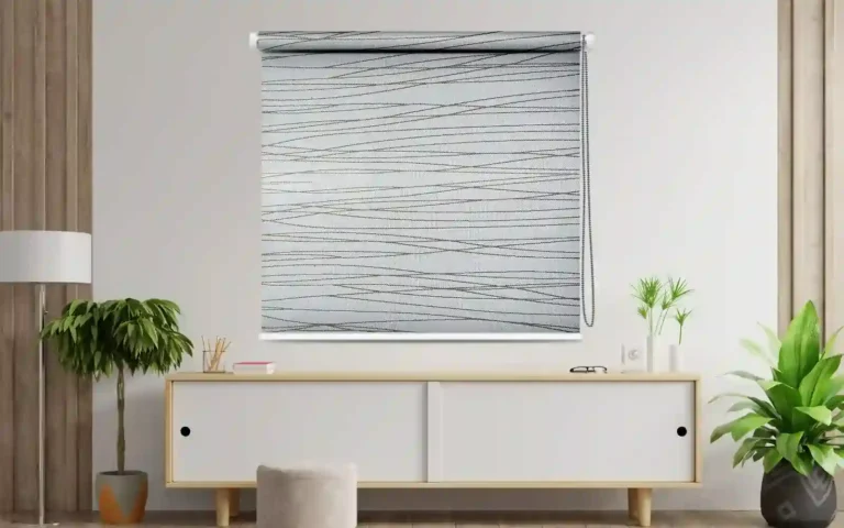 Designer Subtle Pattern Roller Blinds - Custom Fit Window Blind with UV Protection (From ₹159/sq.ft) | Parker Window Blinds