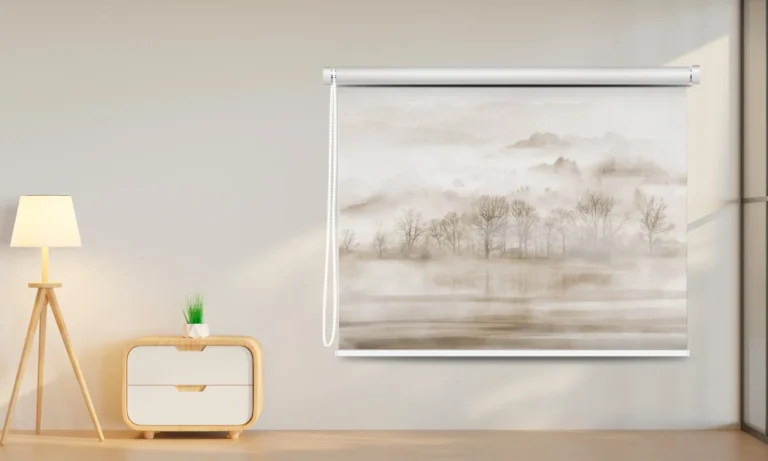 Serene Landscape Roller Blind - Custom Fit Window Blind with UV Protection (From ₹159/sq.ft) | Parker Window Blinds