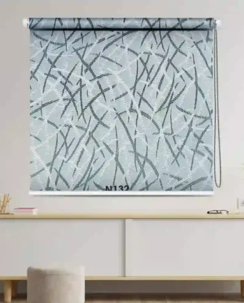 Modern Abstract Roller Blind with Elegant and Functional Design