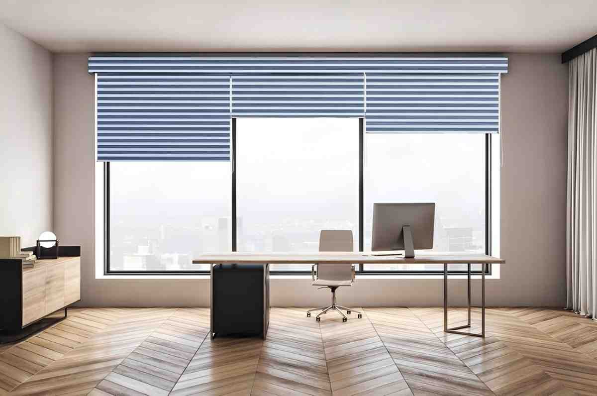 ✅ Stylish Stripes: Modern Blue & Navy striped roller blind with a sleek pleated design that suits any décor.

✅ Perfect for All Spaces: Ideal as office blinds, commercial blinds, or rolling curtain for mandir at home.

✅ Light Control & Privacy: Premium fabric offers luxury blackout effect and ensures comfort day & night.