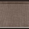 Dark brown woven blackout roller blind with rich texture and smooth chain operation.