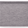 Slate gray blackout roller blind with textured fabric and full blackout design