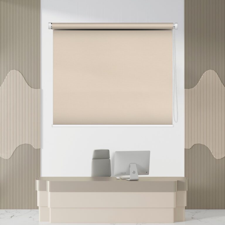 Translucent Blackout Roller Window Blinds - Custom Fit Window Blind with UV Protection (From ₹159/sq.ft) | Parker Window Blinds