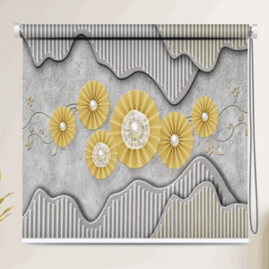 Luxury Pearl Blossom Roller Blind