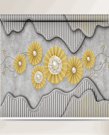 Luxury Pearl Blossom Roller Blind