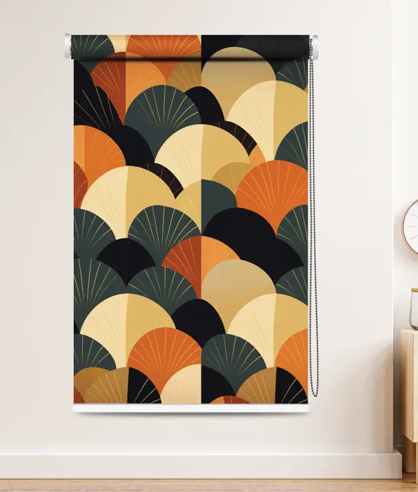 Modern Art Deco Roller Blind
