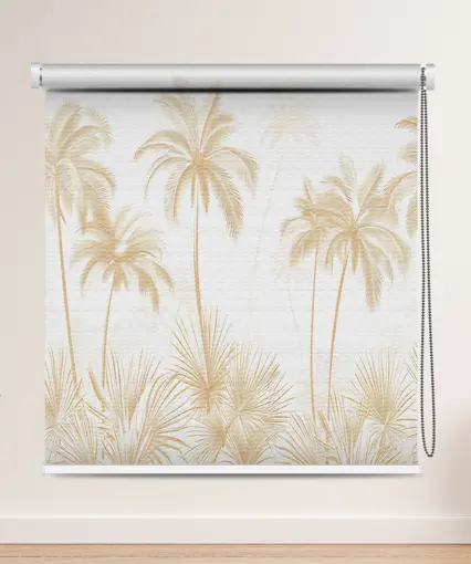 Tropical Palm Tree Designer Roller Blind