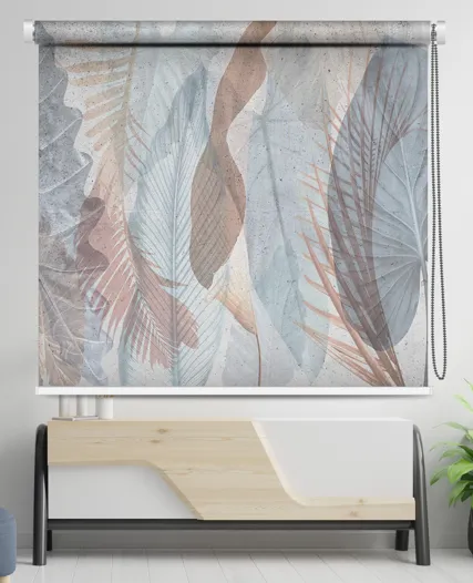 Serene Leafscape Designer Roller Blind