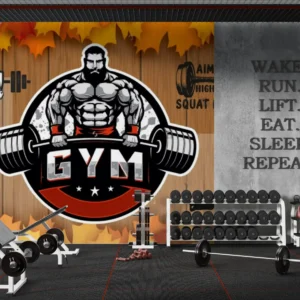Heavy Lifter Gym Theme Wallpaper for Home & Commercial Gyms