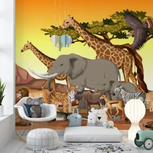 Jungle Wildlife Safari Animal Wallpaper