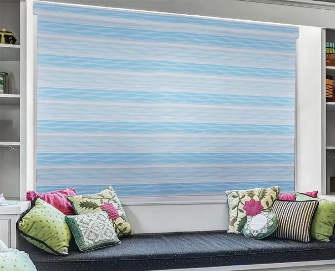 Zebra Blinds vs Roller Blinds Bhopal - Day and Night Dual Light Filtering Shades